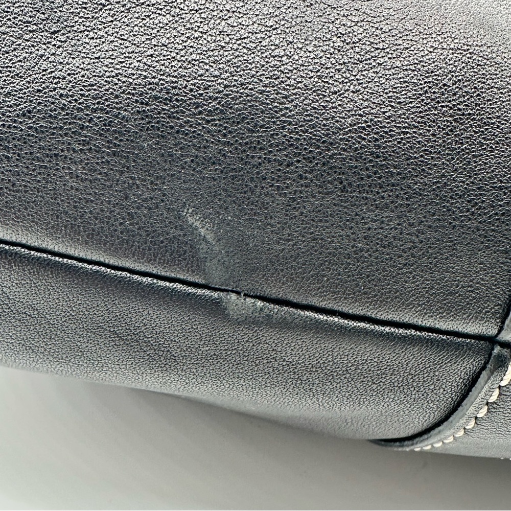 COACH 11282 Mini Ergo Hobo Shoulder Bag Black Leather Rare Y2K - Picture 13 of 14